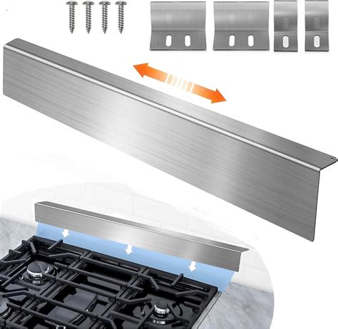 bosch gas stove cooktop rear filler panel